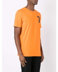 orange bedrucktes T-Shirt mit einem Rundhalsausschnitt von OSKLEN