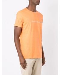 orange bedrucktes T-Shirt mit einem Rundhalsausschnitt von OSKLEN