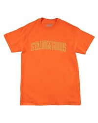orange bedrucktes T-Shirt mit einem Rundhalsausschnitt von Stadium Goods