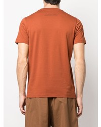 orange bedrucktes T-Shirt mit einem Rundhalsausschnitt von Marni