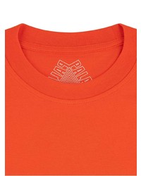 orange bedrucktes T-Shirt mit einem Rundhalsausschnitt von Palace