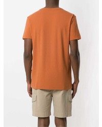 orange bedrucktes T-Shirt mit einem Rundhalsausschnitt von OSKLEN