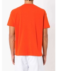 orange bedrucktes T-Shirt mit einem Rundhalsausschnitt von OSKLEN