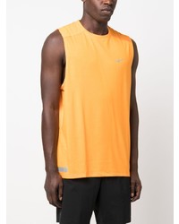 orange bedrucktes Trägershirt von Nike