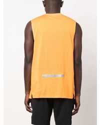 orange bedrucktes Trägershirt von Nike