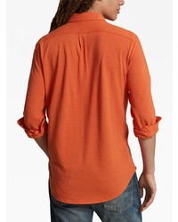 orange bestickter Polo Pullover von Polo Ralph Lauren