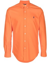 orange bestickter Polo Pullover von Polo Ralph Lauren