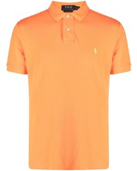 orange besticktes Polohemd von Polo Ralph Lauren