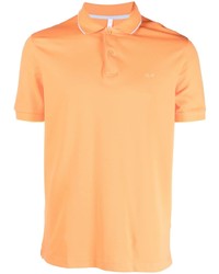 orange besticktes Polohemd von Sun 68