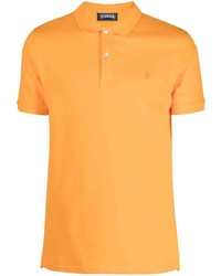 orange besticktes Polohemd von Vilebrequin