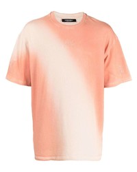 orange besticktes T-Shirt mit einem Rundhalsausschnitt von A-Cold-Wall*