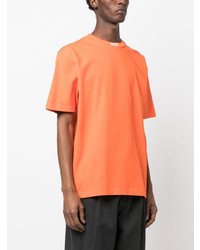 orange besticktes T-Shirt mit einem Rundhalsausschnitt von Heron Preston