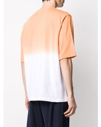 orange besticktes T-Shirt mit einem Rundhalsausschnitt von Kenzo