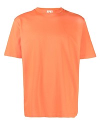 orange besticktes T-Shirt mit einem Rundhalsausschnitt von Heron Preston