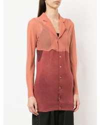orange Bluse mit Knöpfen von Comme Des Garçons Vintage