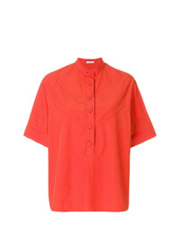 orange Bluse mit Knöpfen von Tomas Maier