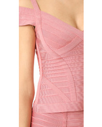 orange Bluse von Herve Leger