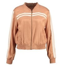 orange Bomberjacke mit Blumenmuster von Cream