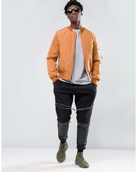 orange Bomberjacke von Asos