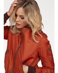 orange Bomberjacke von Lee