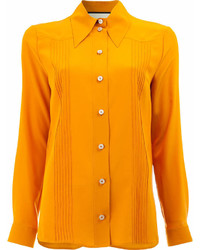 orange Businesshemd von Gucci