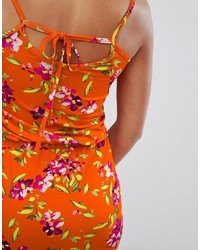 orange Camisole-Kleid von Warehouse