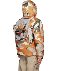 orange Camouflage Daunenjacke von HH-118389225