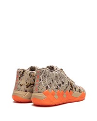 orange Camouflage hohe Sneakers von Puma