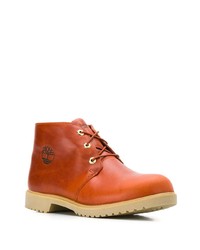 orange Chukka-Stiefel aus Leder von Timberland