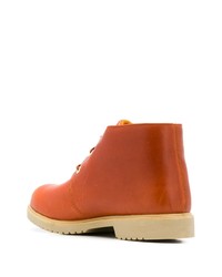 orange Chukka-Stiefel aus Leder von Timberland