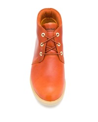 orange Chukka-Stiefel aus Leder von Timberland