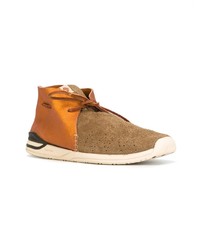 orange Chukka-Stiefel aus Leder von VISVIM