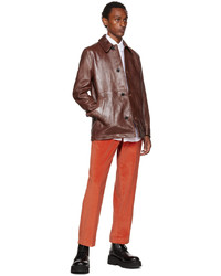 orange Cord Chinohose von Paul Smith