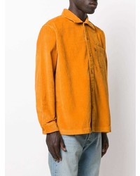 orange Cordlangarmhemd von Levi's