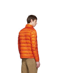 orange Daunenjacke von Moncler