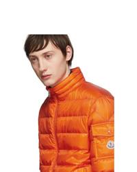 orange Daunenjacke von Moncler