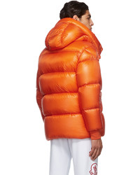 orange Daunenjacke von Moncler