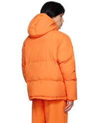 orange Daunenjacke von AMI Alexandre Mattiussi