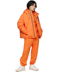 orange Daunenjacke von AMI Alexandre Mattiussi