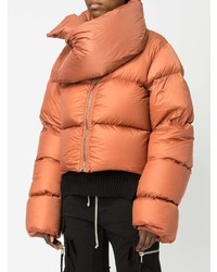 orange Daunenjacke von Rick Owens