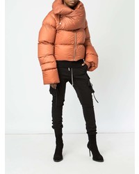 orange Daunenjacke von Rick Owens