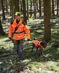 orange Daunenjacke von Parforce