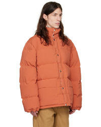 orange Daunenjacke von Jil Sander