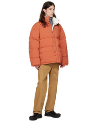 orange Daunenjacke von Jil Sander