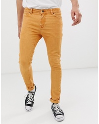 orange enge Jeans von ASOS DESIGN