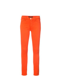 orange enge Jeans von J Brand