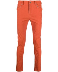 orange enge Jeans von Rick Owens DRKSHDW