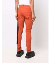 orange enge Jeans von Rick Owens DRKSHDW