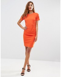 orange Etuikleid von Asos