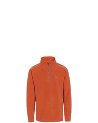 orange Fleece-Pullover mit einem Reißverschluss am Kragen von Trespass